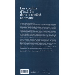 les conflits d'intérêts dans la société anonyme