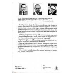 la responsabilité pénale des cadres et des dirigeants dans le monde des affaires