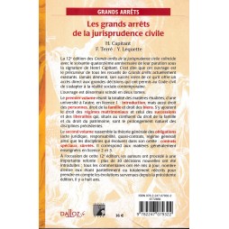 les grands arrêts de la jurisprudence civile - tome 2