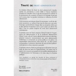 traité de droit administratif