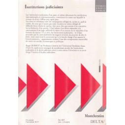 institutions judiciaires