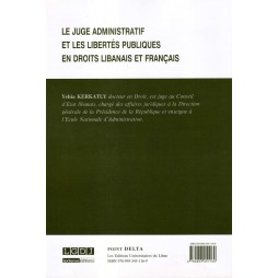 le juge administratif et les libertés publiques en droits libanais et Français